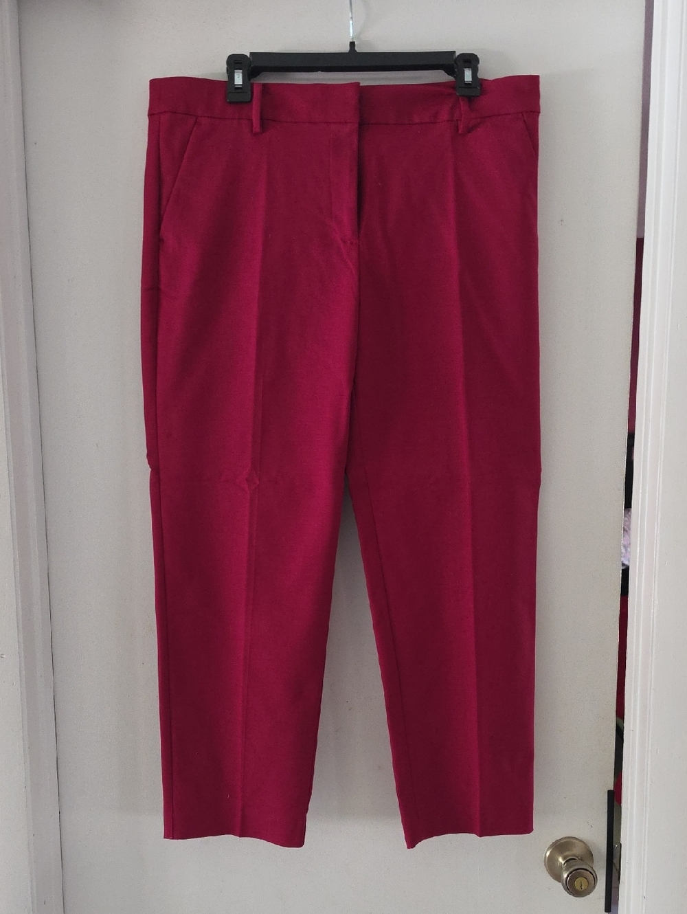 LOFT Deep Red Dress Pants